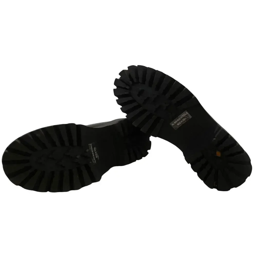 Women's DV Dolce Vita Size 7.5 Landun Lug Sole Platform Studded Chunky Loafers - Picture 9 of 9